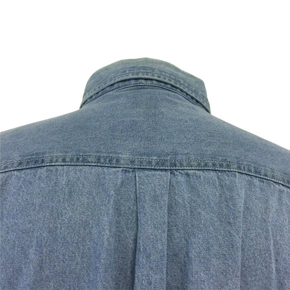 Westminster College Griffins Mens Denim Shirt 2XL Utah Embroidered Port Authorit - Picture 7 of 12